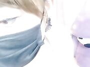 丰满嫩妹主播坐在椅子上自慰