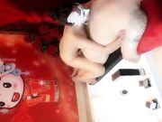 风骚蓉儿带你体验曾经火爆的帝王套服务高难度倒挂金钩完整版-1