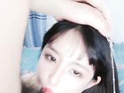 青年男女居家性爱直播口交鸡巴提臀后入内射