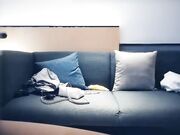 白裙长相甜美妹子拍摄沙发调情口交