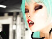 在太空船上做爱女孩在实验室里被性爱机器人爆草