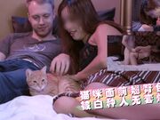 猫咪面前翘臀色女被白种人无套爆干