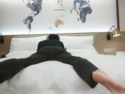 嫖娼大师带你找外围 来两妹子留下白衣妹 特写口交大屌双腿肩上扛