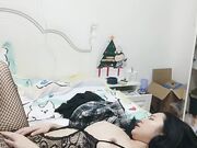 极品00后豪乳美女勾搭小哥回家啪啪 制服诱惑 爆裂黑丝 无套爆操嫩逼干出白浆