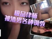 soul认识的佛山顺德极品律师_王美昕_被渣男各种调教无套内射爆操