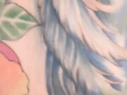 满背纹身骚气妹子和纹身炮友双人啪啪 口交上位骑乘抽插后入勐操