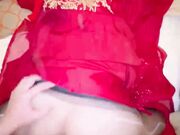 哄骗亲姐户外游玩穿上汉服旅拍，实际上是想爆操她的嫩逼