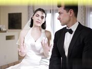 禁忌狡猾的伴郎引诱悲伤的新娘罪恶的粗暴性爱出轨