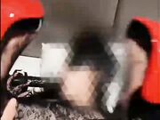 蕾丝福利全程蕾丝开档挨操淫妻骚不停