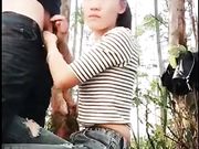 开价千元和小帅哥户外野战