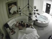 时尚性感的白领美女下班酒店私会情人