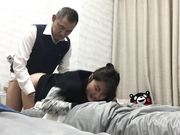 公公宝刀未老与岛国儿媳偷情操炮无套后入不停怼操