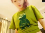 网络美女自拍作品小君系列之綠衣女孩