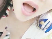 大奶网红曼曼户外啪啪被炮友捂嘴吞精