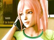 巨乳嫩妹第一次去夜店里应聘公主