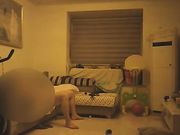 对白淫荡精彩独守空房的露脸丰满人妻去她家里操她