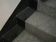 颜值不错萌妹子楼道双人啪啪 白色丝袜脱下内裤阶梯口交扶着后入猛操