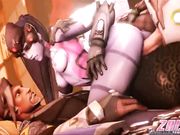 完美模型的诱人爆乳少女，眼中含泪楚楚动人