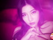 超美的模特粉色主题写真