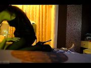 和女同学啪啪啪长卷发身材好性感黑丝袜蕾丝睡裙高跟鞋各种体位肏娇喘呻吟特别给力720P高清