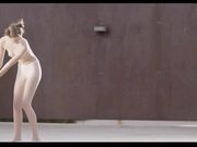 5位身材极品肤色不一的美女嫩模透明丝袜搔首弄姿全裸抹油互摸诱人