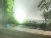 温泉酒店约粉丝，【千年的狐狸】美少妇，大长腿，温泉性爱，连干两炮