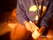 大冷天的出差到武汉城中村小发廊找个小姐嫖个娼