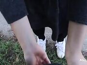 淫荡留学生『Maominvshen』与外国男友大白天在户外掏出鸡巴就吃 回到家就骑上来操逼