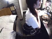 S级外行都立大学D学园毕业生19岁高颜值眼镜可爱美女入行模特界被领导潜规则