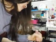 完整定制版 流口水 淫荡口交腋毛特写