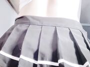 白皙粉嫩美少女里有水嫩多汁敏感粉穴潮吹体质 青春水手服