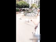 网红刘婷精彩演绎街头被债主追 没有钱换睡一觉抵债对白精彩