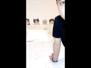 腰细胸大好身材妹子和炮友居家啪啪