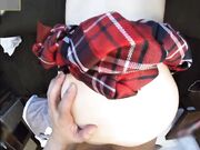 嫩处制服清纯学生妹的课余活动